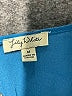 Lily White Teal Short Sleeve Blouse Size M - photo 7