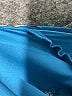 Lily White Teal Short Sleeve Blouse Size M - photo 8