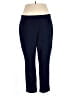 Croft & Barrow Solid Blue Active Pants Size 18 - photo 1