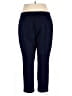Croft & Barrow Solid Blue Active Pants Size 18 - photo 2