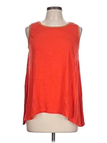 Kaari Blue Sleeveless T-Shirt (view 1)