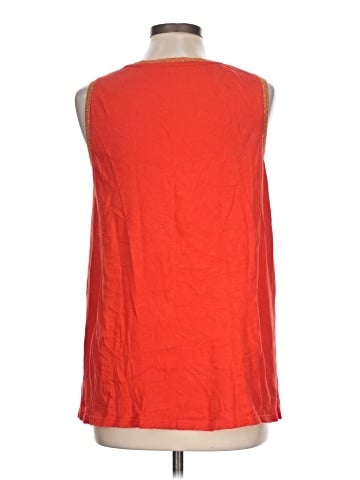 Kaari Blue Sleeveless T-Shirt (view 2)