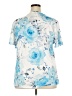 Unbranded Floral Blue Short Sleeve T-Shirt Size 3XL - photo 2