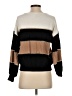 Ellen Tracy Color Block Brown Pullover Sweater Size S - photo 2