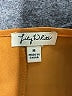 Lily White Orange 3/4 Sleeve Blouse Size M - photo 7