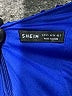 Shein 100% Polyester Stars Blue Cocktail Dress Size 2 - photo 7