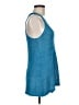 Vince. 100% Linen Solid Blue Tank Top Size M - photo 4