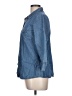 St. John's Bay Blue 3/4 Sleeve Button-Down Shirt Size L - photo 5