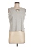 Liz Claiborne Solid Gray Sleeveless Top Size Med Petite - photo 1