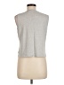 Liz Claiborne Solid Gray Sleeveless Top Size Med Petite - photo 2