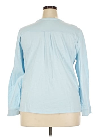Style&Co Long Sleeve Henley (view 2)