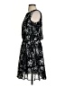 Uniqlo 100% Polyester Print Black Cocktail Dress Size XS - photo 5