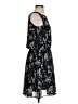 Uniqlo 100% Polyester Print Black Cocktail Dress Size XS - photo 4