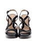 Paloma Barceló 100% Leather Black Wedges Size EU 40 - photo 2