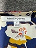 Rose + Olive 100% Polyester Blue 3/4 Sleeve Blouse Size 1X - photo 7