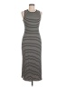 BCBGeneration Stripes Gray Casual Dress Size M - photo 1