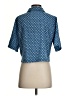 Haute Hippie 100% Polyester Blue Short Sleeve Blouse Size S - photo 2