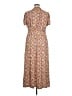 Boden Floral Brown Casual Dress Size 14R - photo 2