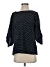 Old Navy 100% Polyester Polka Dots Black 3/4 Sleeve Blouse Size S - photo 1