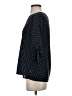 Old Navy 100% Polyester Polka Dots Black 3/4 Sleeve Blouse Size S - photo 5
