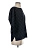 Old Navy 100% Polyester Polka Dots Black 3/4 Sleeve Blouse Size S - photo 4
