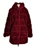 Apparis Burgundy Coat Size M - photo 1