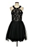 Sequin Hearts 100% Polyester Black Cocktail Dress Size 13 - photo 1
