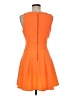 GB 100% Polyester Solid Orange Cocktail Dress Size M - photo 2