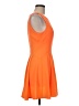 GB 100% Polyester Solid Orange Cocktail Dress Size M - photo 4