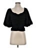 Gap Black Short Sleeve Blouse Size S - photo 1