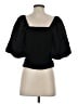Gap Black Short Sleeve Blouse Size S - photo 2
