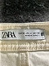 Zara 100% Baumwolle Ivory Jeans Size 4 - photo 7