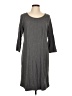 J.Jill Solid Gray Casual Dress Size L - photo 1