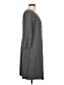 J.Jill Solid Gray Casual Dress Size L - photo 4