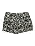 H&M 100% Cotton Animal Print Black Shorts Size 8 - photo 2