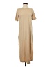 Mod Ref Solid Tan Casual Dress Size S - photo 1