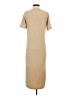Mod Ref Solid Tan Casual Dress Size S - photo 2