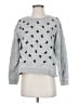Maison Scotch 100% Cotton Hearts Gray Pullover Sweater Size Sm (1) - photo 1