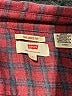 Levi's Houndstooth Burgundy Long Sleeve Button-Down Shirt Size S - photo 7