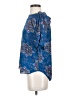 Renee C. 100% Polyester Blue 3/4 Sleeve Blouse Size XS - photo 5