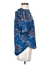 Renee C. 100% Polyester Blue 3/4 Sleeve Blouse Size XS - photo 4
