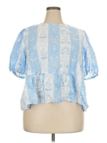 Crown & Ivy Short Sleeve Blouse (view 1)