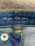 Style&Co Solid Blue Jeans Size 14 - photo 4