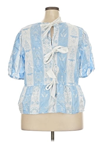 Crown & Ivy Short Sleeve Blouse (view 2)