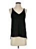 Topshop 100% Polyester Black Sleeveless Blouse Size 4 - photo 1