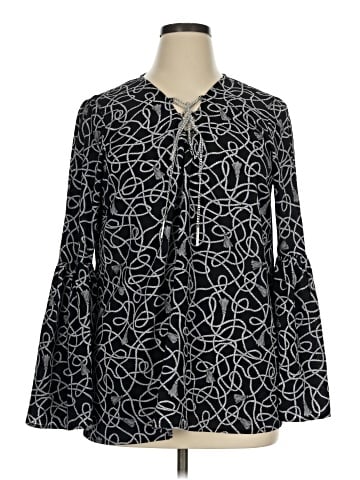 MICHAEL Michael Kors Long Sleeve Blouse (view 1)