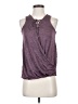 Jennifer Lopez Purple Sleeveless Blouse Size XS - photo 1