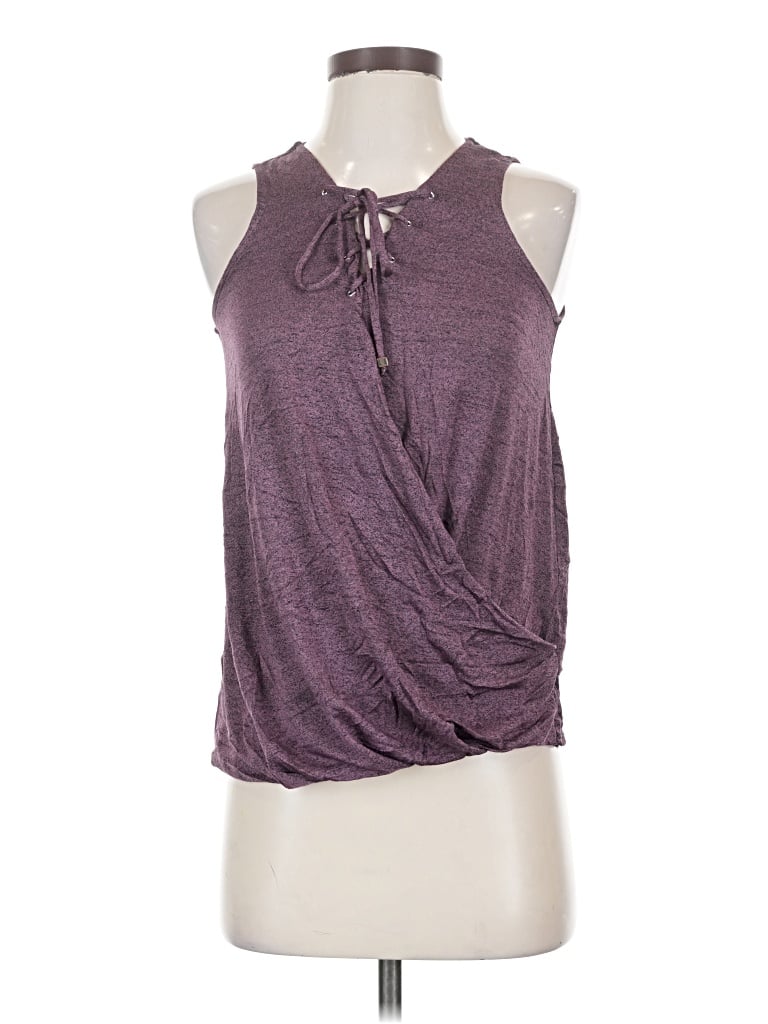 Pre-owned Jennifer Lopez Sleeveless Blouse In Purple