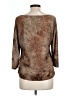 DressBarn Brown 3/4 Sleeve Top Size L (petite) - photo 2