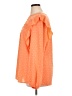 Fashion 100% Polyester Orange Long Sleeve Blouse Size XL - photo 5